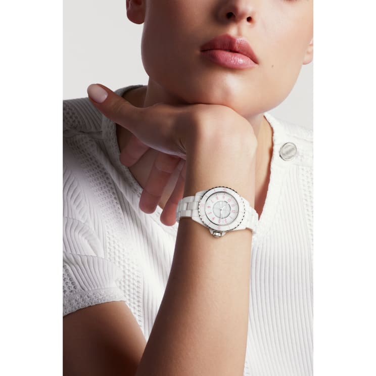 pink chanel watch
